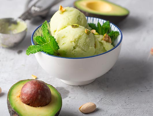 Helado de Aguacate y Coco